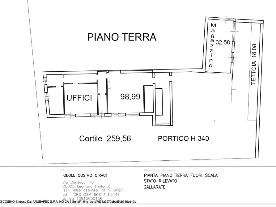 Immagine 9 di Locale commerciale in vendita  in Bernardino luini a Gallarate