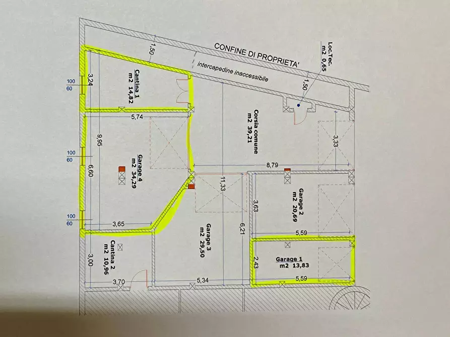 Immagine 1 di Box auto in vendita  in VIA PERTH a Vasto