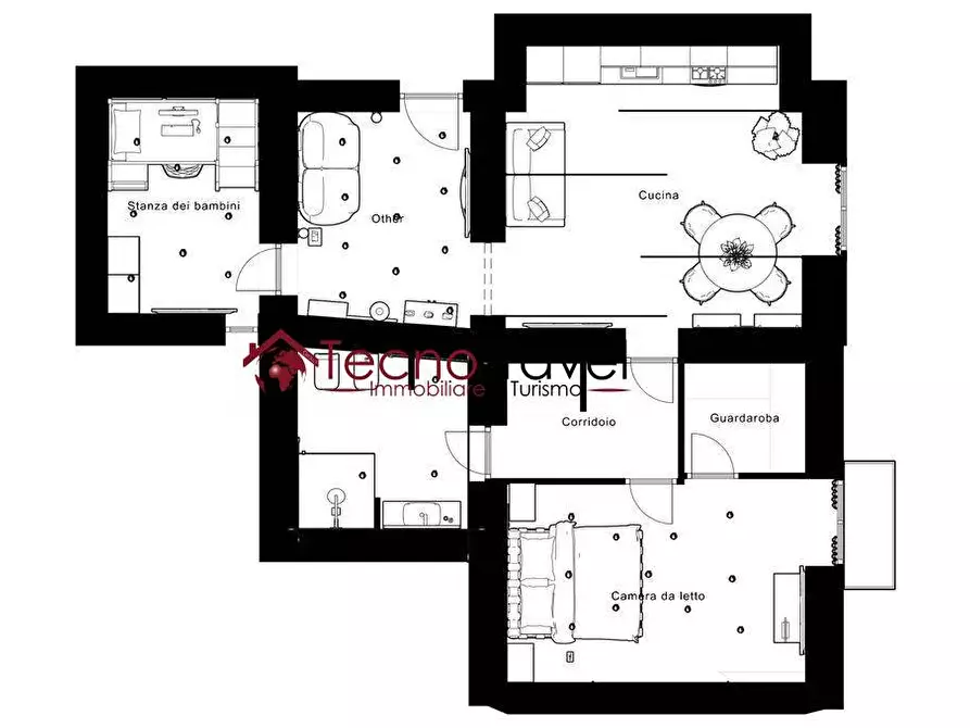 Immagine 38 di Appartamento in vendita  in Salita Santa Maria Apparente 8 a Napoli