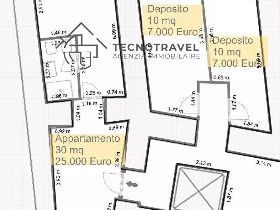 Immagine 12 di Appartamento in vendita  in via baffi 15 a Napoli