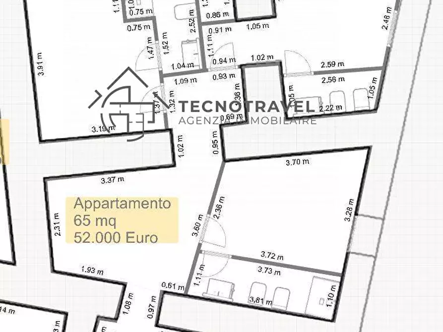 Immagine 13 di Appartamento in vendita  in via baffi 15 a Napoli