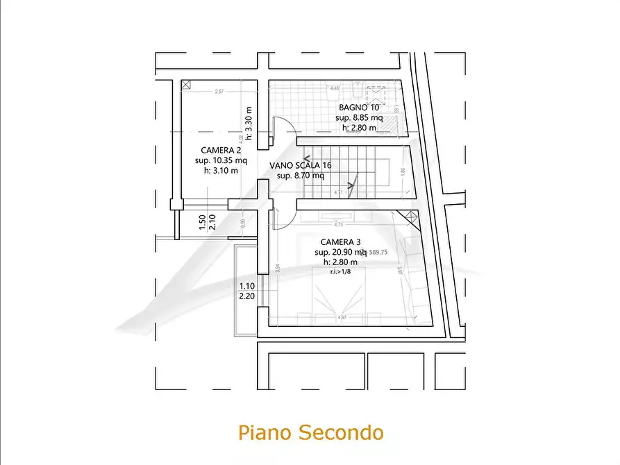 Immagine 23 di Appartamento in vendita  in Via della Piega 40 a Acciano