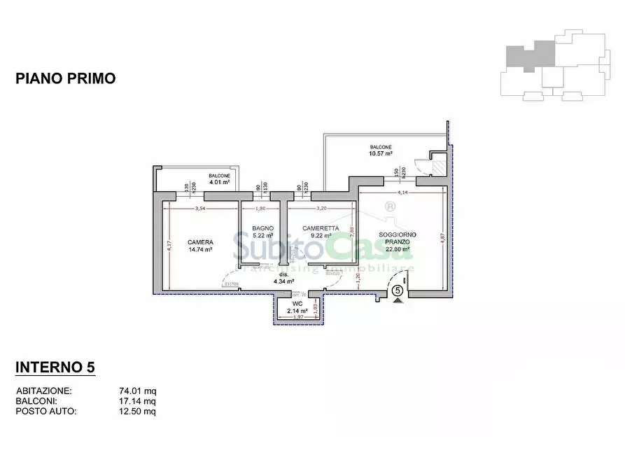 Immagine 6 di Appartamento in vendita  in Via Tommaso di Giovanni snc a Cepagatti
