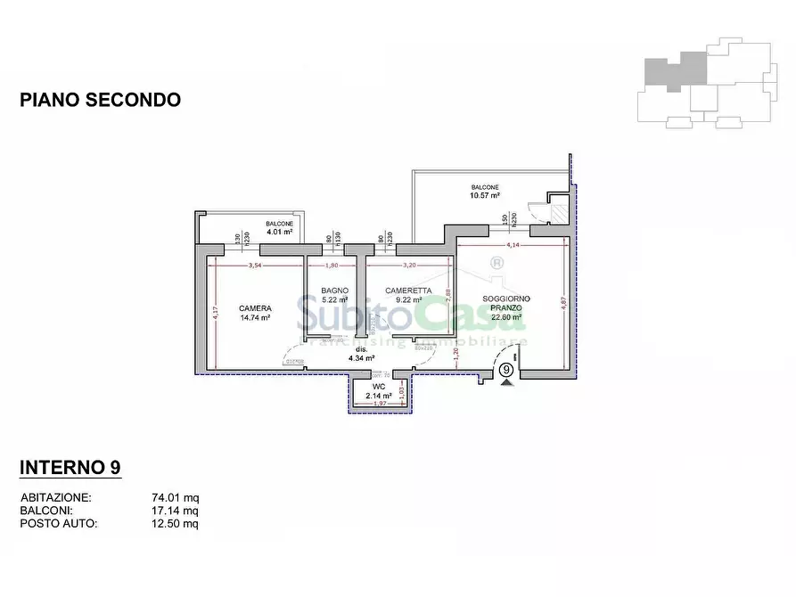 Immagine 10 di Appartamento in vendita  in Via Tommaso di Giovanni snc a Cepagatti