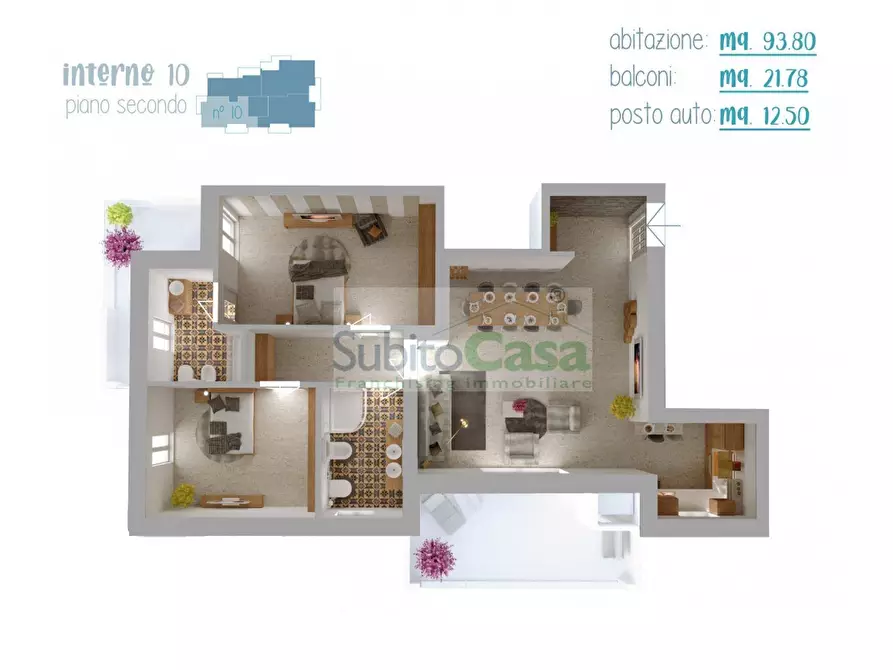 Immagine 13 di Appartamento in vendita  in Via Tommaso di Giovanni snc a Cepagatti