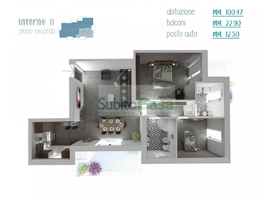 Immagine 15 di Appartamento in vendita  in Via Tommaso di Giovanni snc a Cepagatti