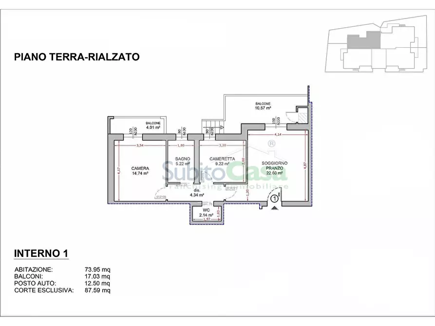 Immagine 2 di Appartamento in vendita  in Via Tommaso di Giovanni snc a Cepagatti