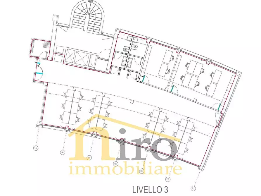 Immagine 5 di Ufficio in affitto  in Viale dell'Unità d'Italia 34 a Chieti