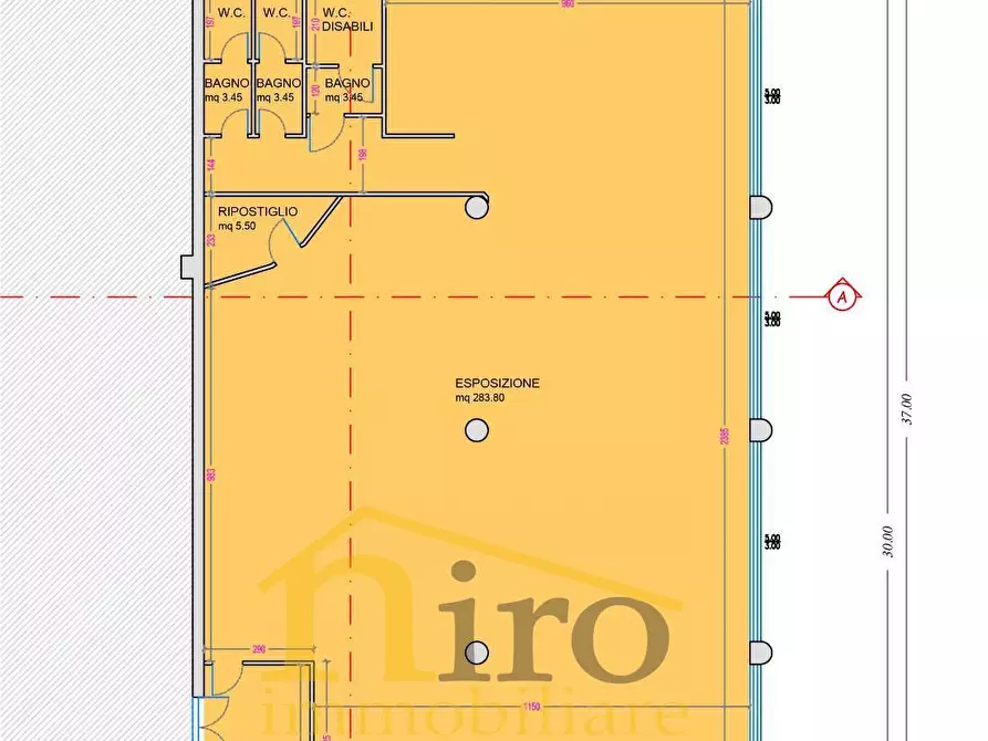 Immagine 5 di Locale commerciale in affitto  in via delle gualchiere a Città Sant'angelo
