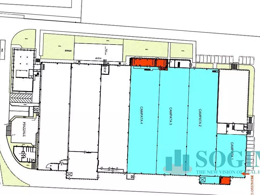 Immagine 3 di Capannone industriale in affitto  in via Parco 47 a Biassono