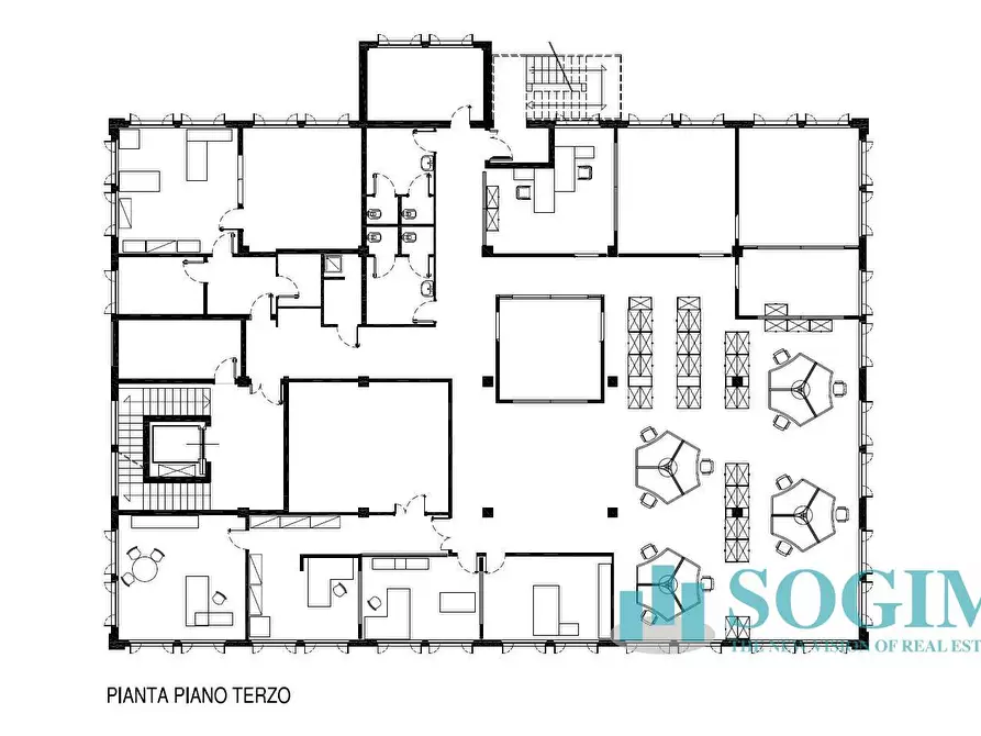 Immagine 13 di Ufficio in affitto  in via silvio pellico a Como