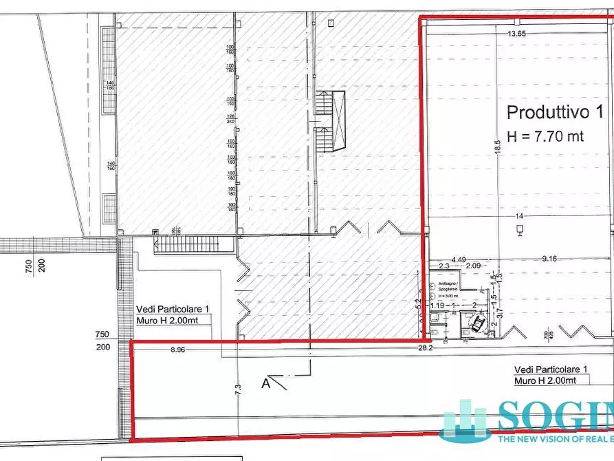 Immagine 3 di Capannone industriale in vendita  in via Caravaggio 28 a Desio