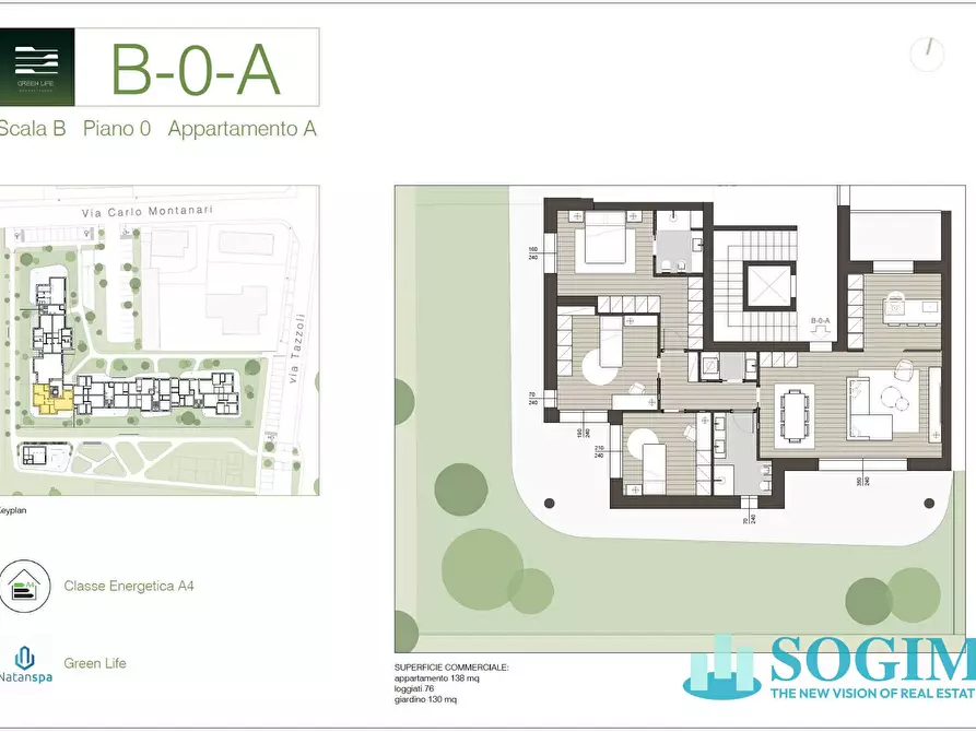 Immagine 7 di Appartamento in vendita  in via Tazzoli 15 a Monza