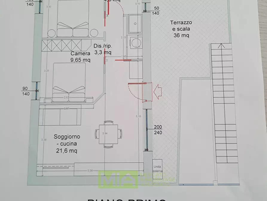 Immagine 5 di Casa indipendente in vendita  in Via Rossini snc a Pedaso