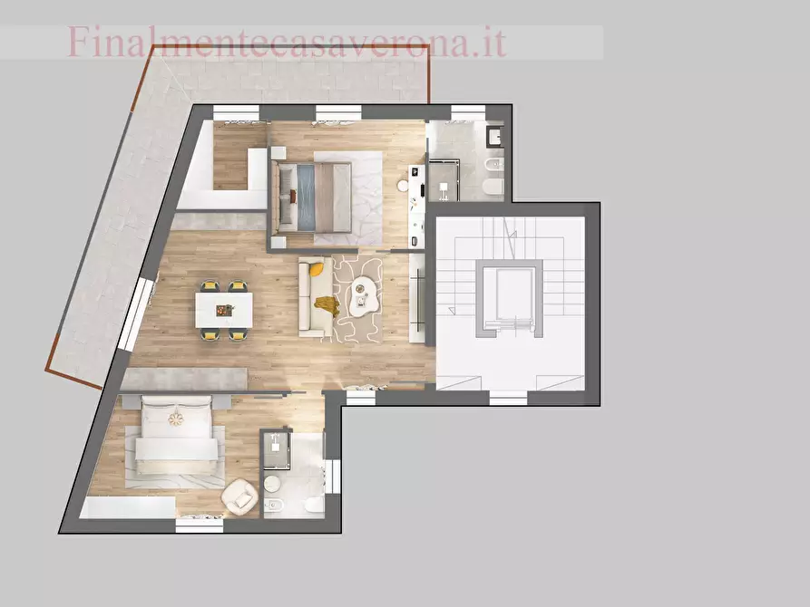 Immagine 4 di Locale commerciale in vendita  in via Roveggia 78 a Verona