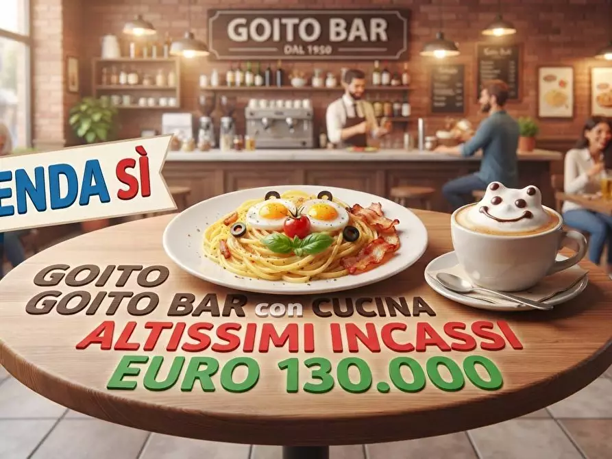 Immagine 1 di Bar / Ristorante in vendita  in via roma 10 a Goito