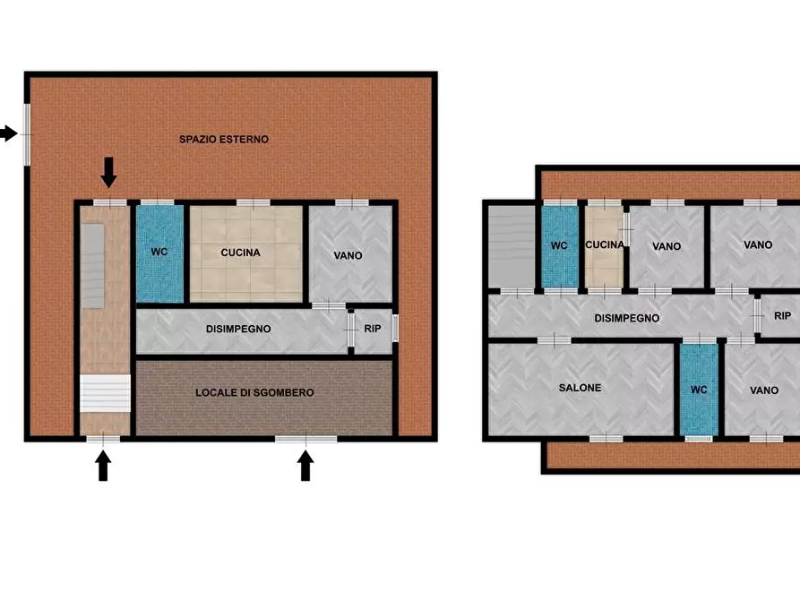 Immagine 30 di Palazzo in vendita  in via mirto a Partinico