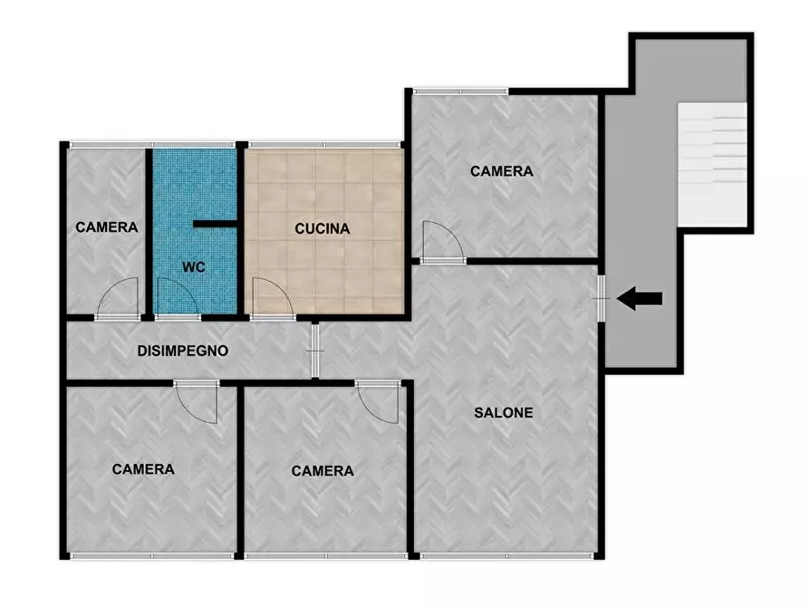 Immagine 27 di Appartamento in vendita  in Viale Regione Siciliana Nord Ovest 2629 a Palermo