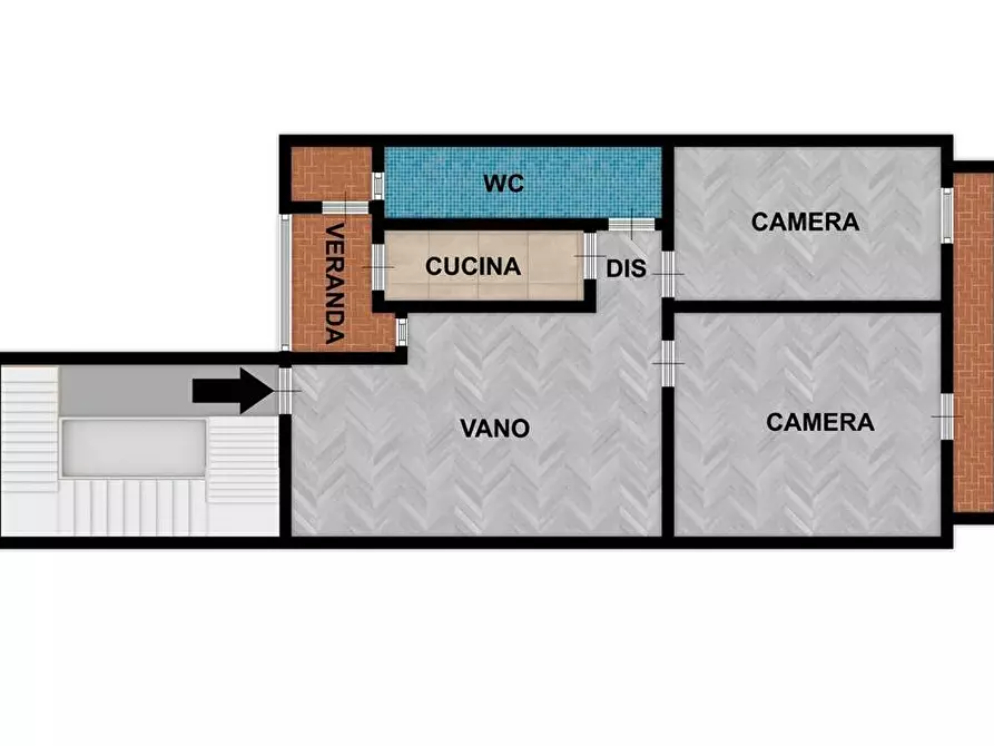 Immagine 21 di Appartamento in vendita  in Via Tommaso Aversa 84 a Palermo