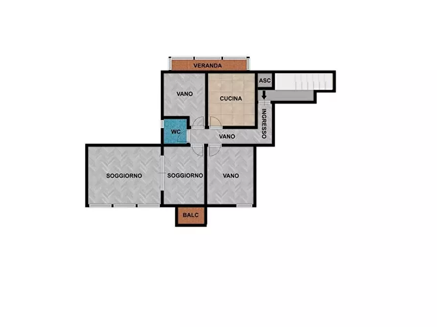 Immagine 35 di Appartamento in vendita  in Via Maresciallo Guglielmo Pecori Giraldi 12 a Palermo