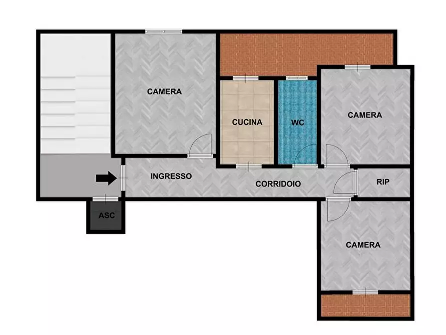 Immagine 21 di Appartamento in vendita  in Via Niccolò Cento 16 a Palermo