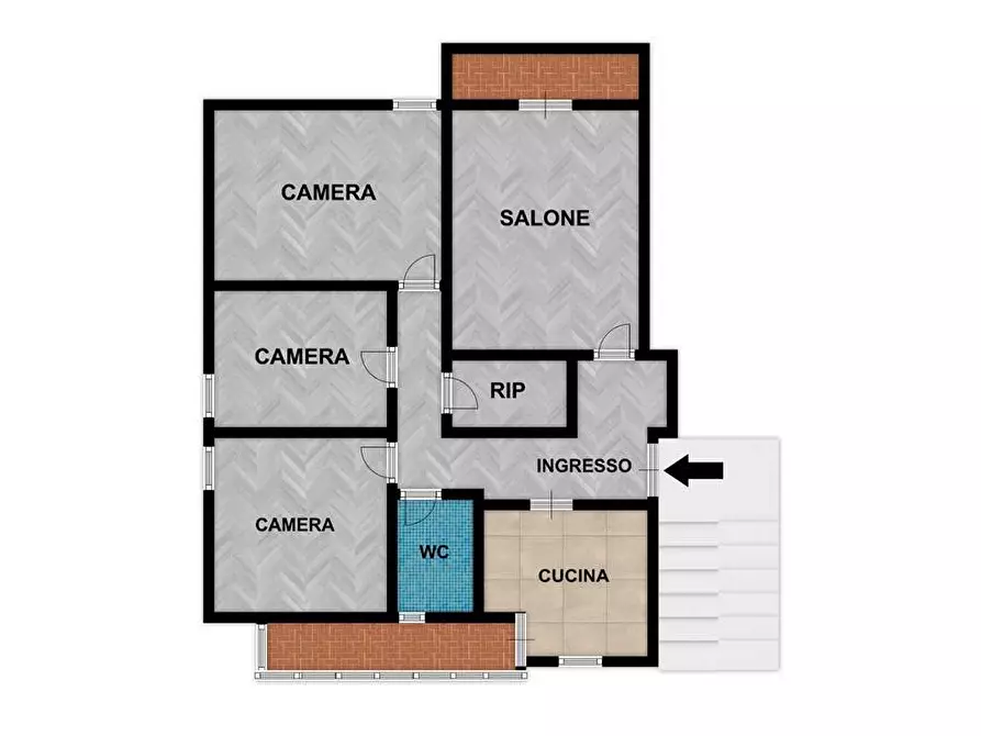 Immagine 28 di Appartamento in vendita  in Via Emilio Salgari 69 a Palermo