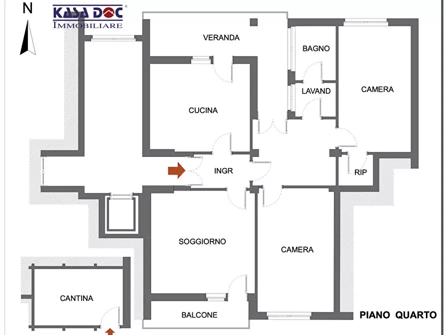Immagine 15 di Appartamento in vendita  in Via Galeazzo di Tarsia a Catanzaro