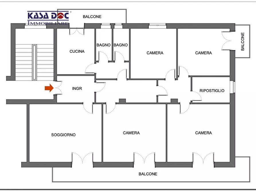 Immagine 10 di Appartamento in vendita  in VIALE PIO X a Catanzaro
