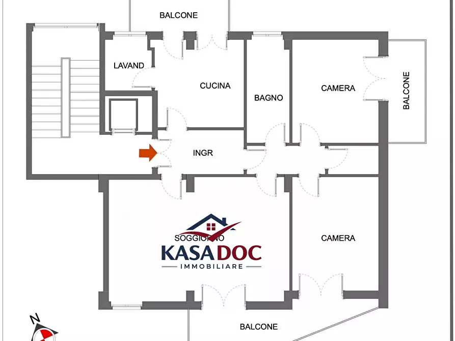 Immagine 7 di Appartamento in vendita  in Via Bruno Chimirri a Catanzaro