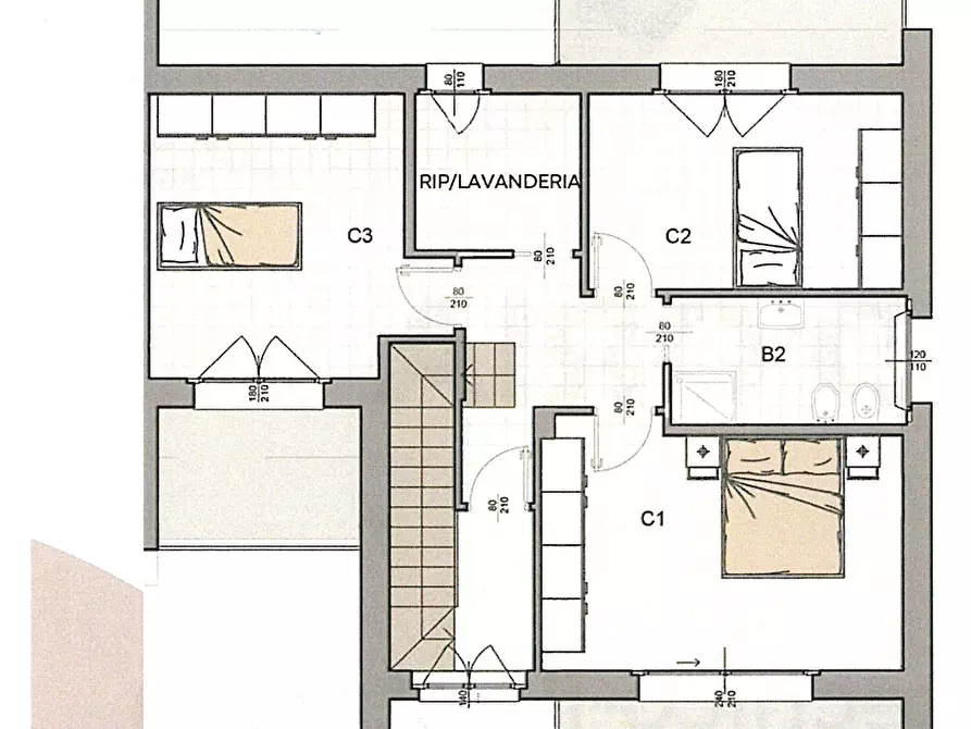 Immagine 15 di Villa in vendita  in via Generale dalla Chiesa 6 a San Maurizio Canavese