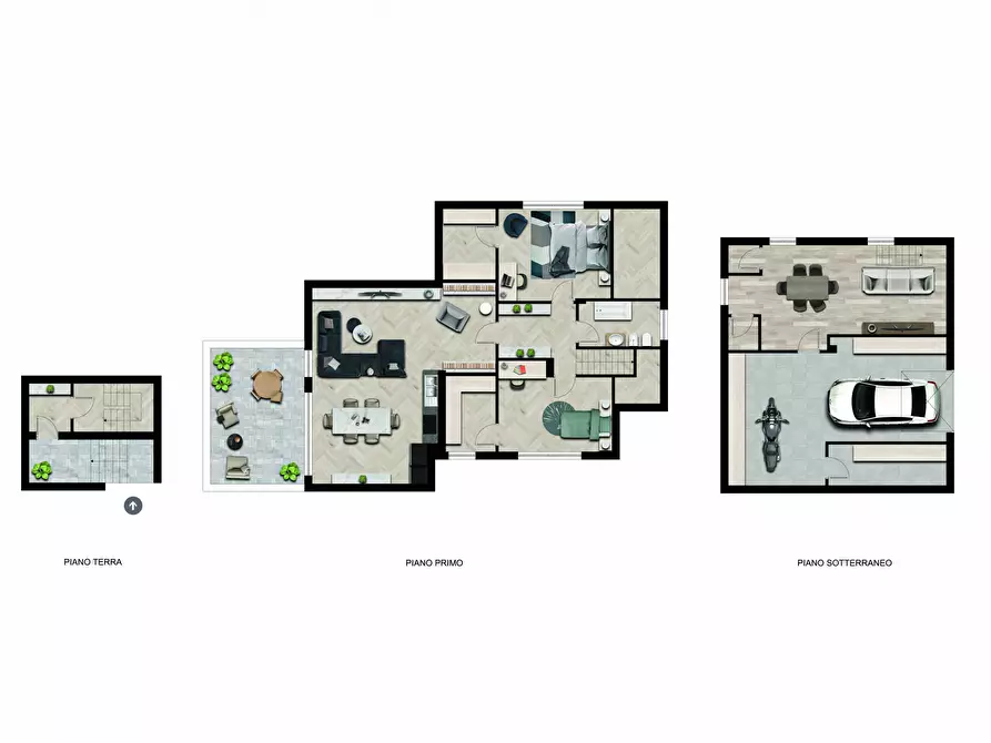 Immagine 4 di Villa in vendita  in Via Villa 14 a Alpignano