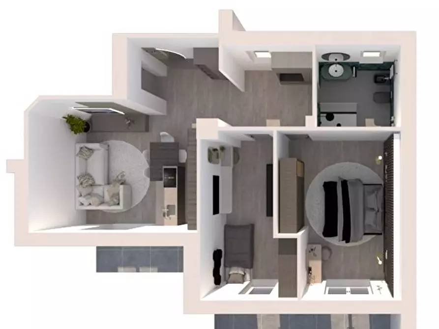 Immagine 4 di Appartamento in vendita  in Via Torino 23 a San Francesco Al Campo