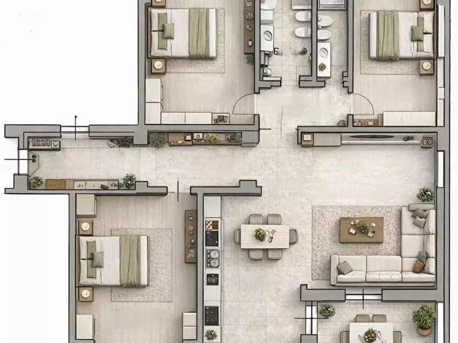 Immagine 43 di Appartamento in vendita  in Corso Monte Grappa 102 a Torino