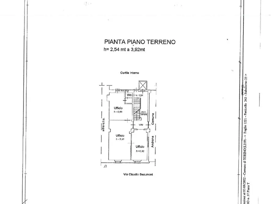 Immagine 17 di Ufficio in vendita  in Via Claudio Beaumont 37 a Torino
