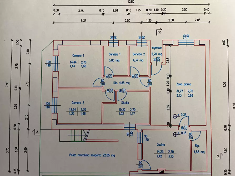 Immagine 22 di Appartamento in vendita  in via Gabriele d' Annunzio 32 a San Lorenzo Isontino