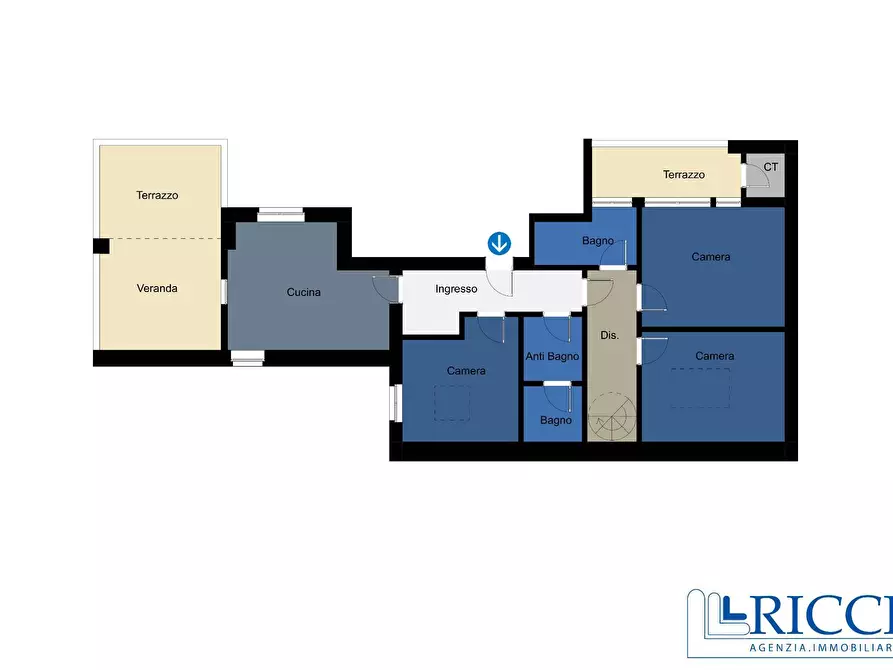 Immagine 6 di Palazzo in vendita  a Gorizia