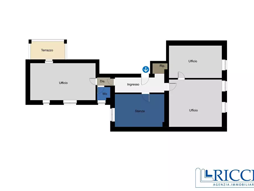 Immagine 4 di Palazzo in vendita  a Gorizia