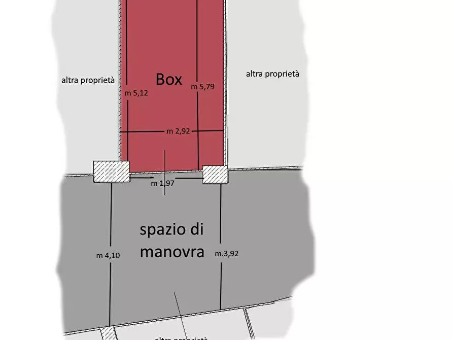 Immagine 11 di Box auto in vendita  in via Alesia a Roma