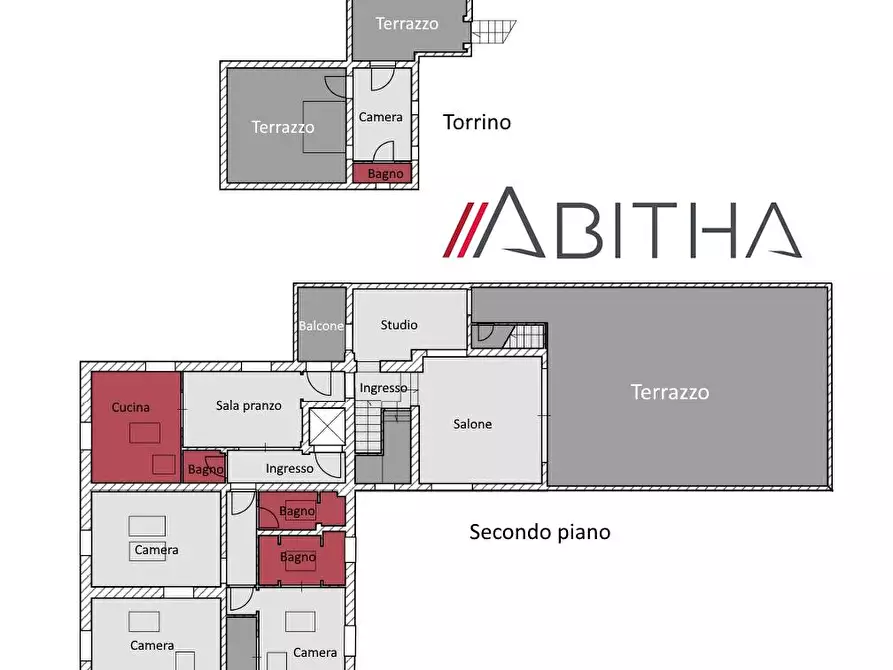 Immagine 89 di Attico in vendita  in Bobbio a Roma