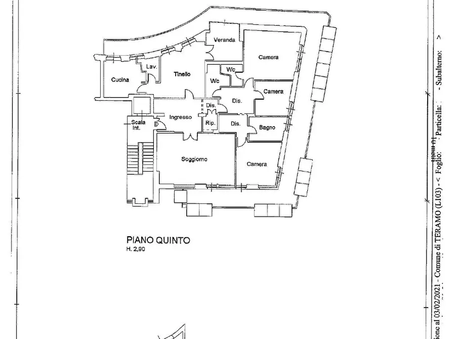 Immagine 16 di Appartamento in vendita  in Via R. Paolucci a Teramo