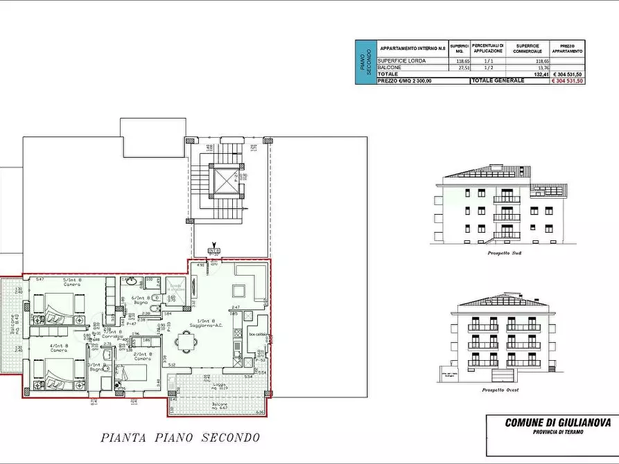 Immagine 6 di Appartamento in vendita  a Giulianova