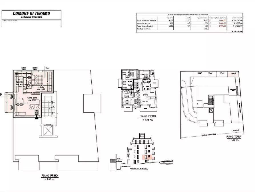 Immagine 6 di Appartamento in vendita  a Teramo