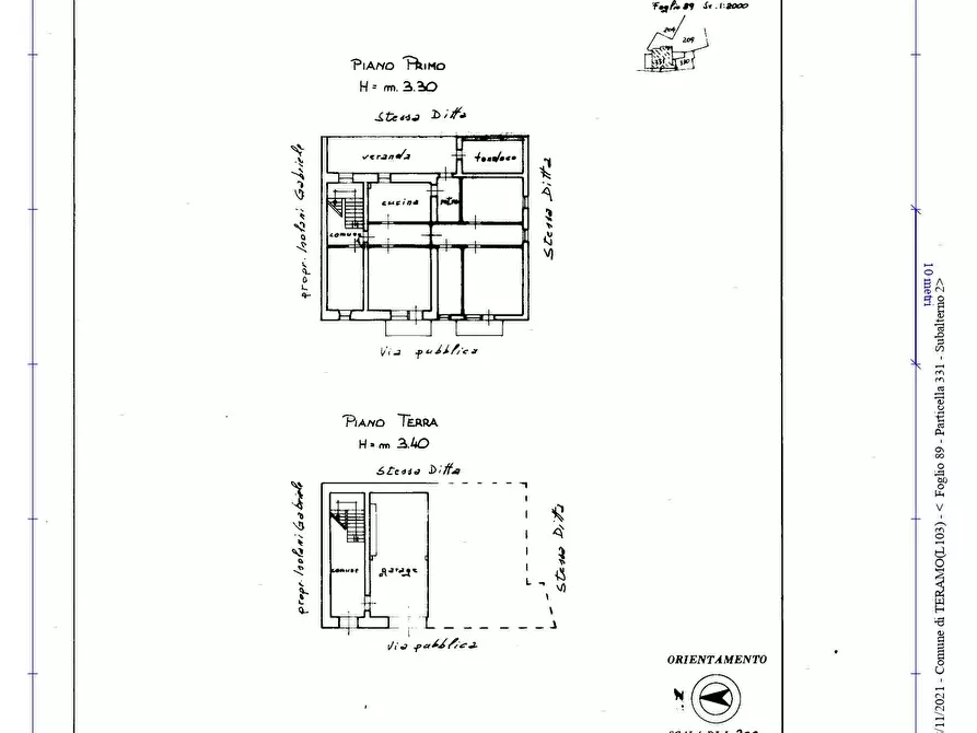 Immagine 17 di Appartamento in vendita  in frazione Rocciano a Teramo