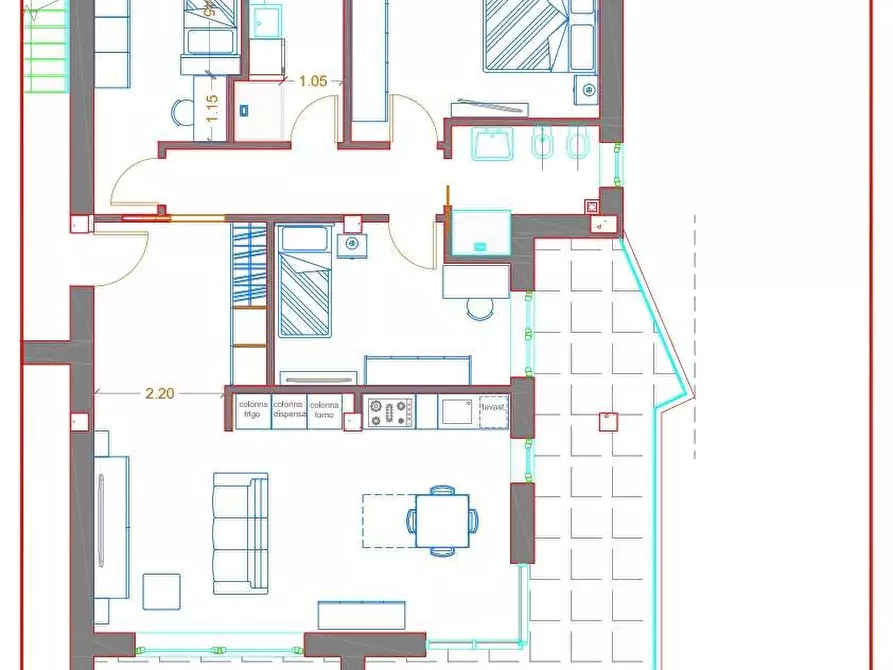 Immagine 8 di Appartamento in vendita  in Via Alfieri a Vasto