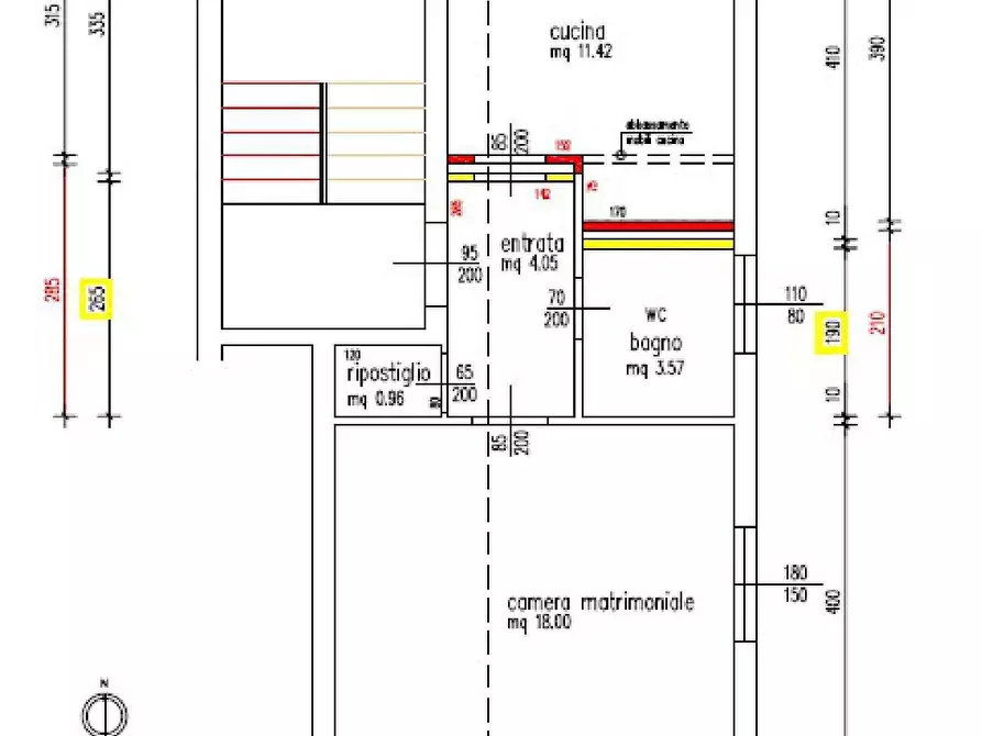 Immagine 9 di Appartamento in vendita  in Via Vergottini a Venezia