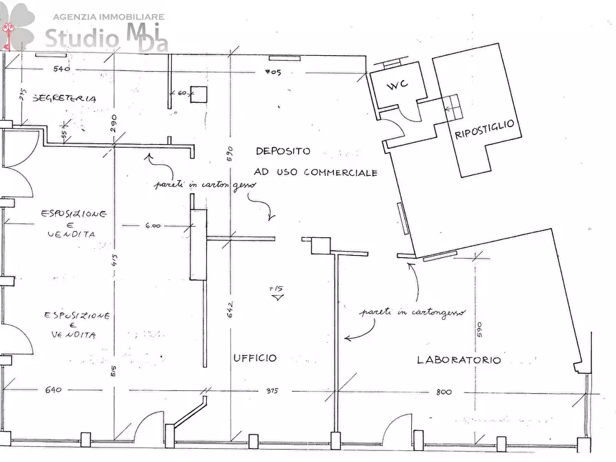 Immagine 3 di Locale commerciale in vendita  in via roma a Venezia