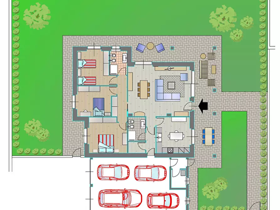 Immagine 7 di Villa in vendita  in VIA STRADIVARI a Lainate