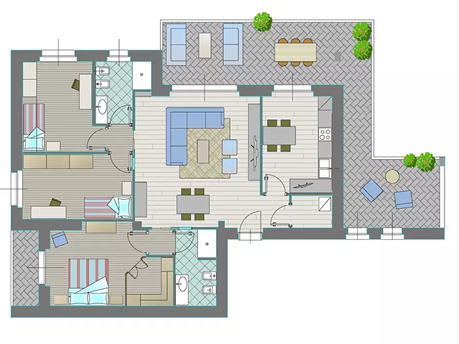 Immagine 1 di Appartamento in vendita  in via San Carlo 137 a Rho