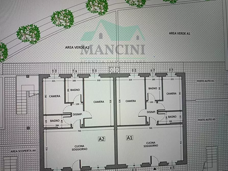 Immagine 2 di Appartamento in vendita  in LAVORO 50 a Jesi