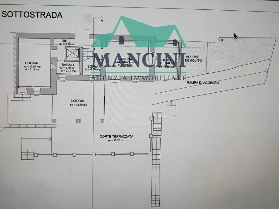 Immagine 1 di Casa indipendente in vendita  in MATTEOTTI 66 a Jesi